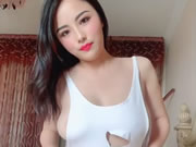Selfie de modelo chinesa